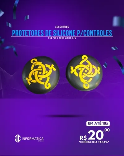 ACESSÓRIO PROTETORES DE SILICONE P/CONTROLE (JCINFORMATICA)