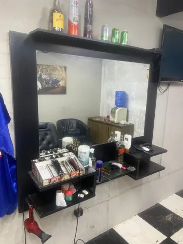 bancada de barbearia