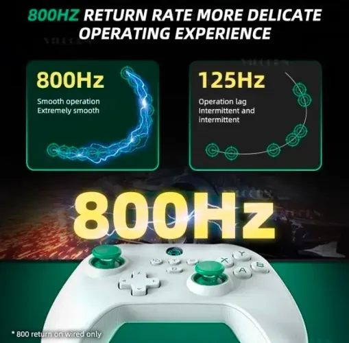 Controle Gamer 800hz Hall Efect Giroscópio Z03 Desktop e c/ suporte p/ Celular