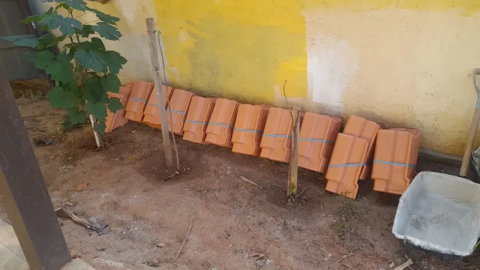 Telha de cerâmica 