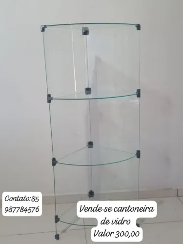 Cantoneira de vidro