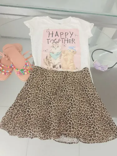 Conjunto infantil+sandália