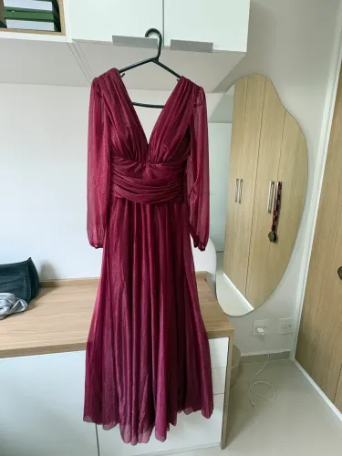Vestido de festa / Marsala