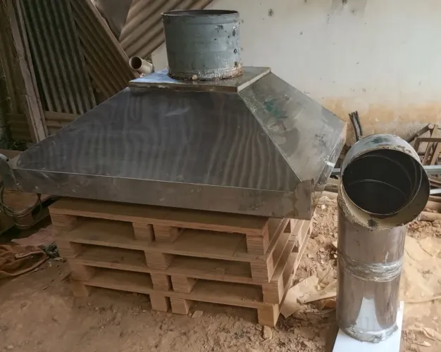 Coifa exaustor tubulação completa p facilitar seu ambiente trabalho !