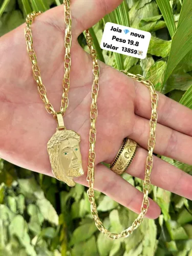 Corrente de ouro 18k 19.8g Nova Exclusiva | Certificado de garantia