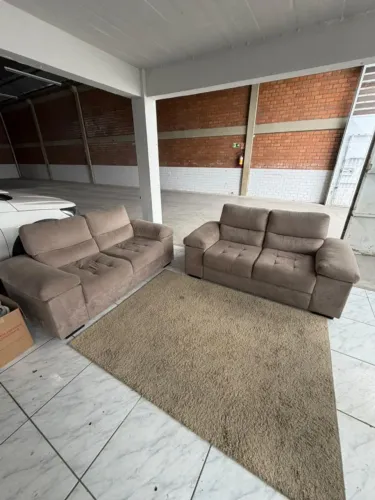 conjunto de sofá 2 lugares