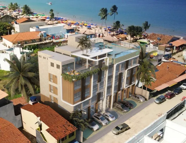FLATS E MEZZANINO DE LUXO PARA VERANEIOS - UNIDADES DE INVESTIDORES