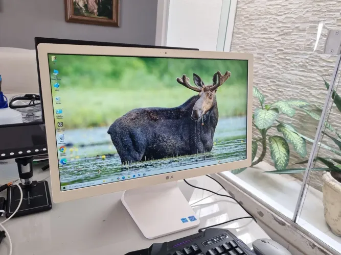 All-in-one 2.60Ghz 8GB DE MEMÓRIA já com SSD240GB tela 23 super conservado com garantia