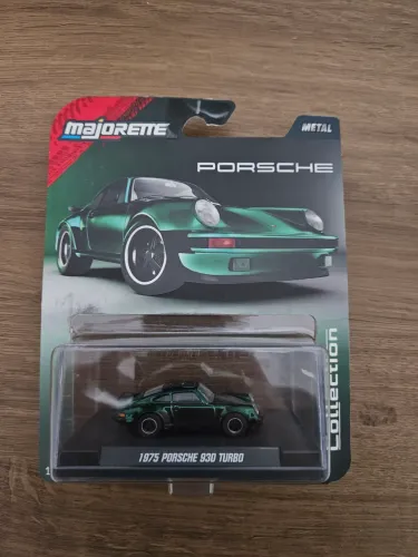Miniatura Majorette Porsche 930 Turbo Verde