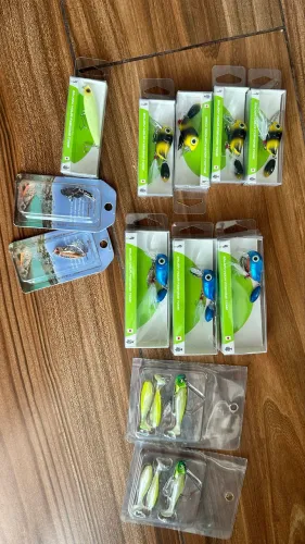 kit 3 unidades isca artificial para tilapia, traira, tucunaré e robalo