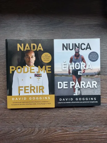 Livros: Nada pode me ferir + Nunca é hora de parar