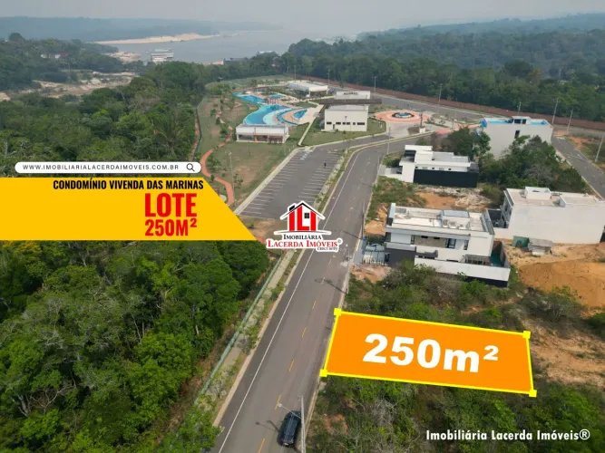 Vivenda das Marinas, Lote Residencial medindo 250m², Próximo da área de lazer principal