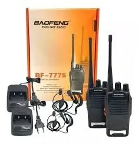 Radio Comunicador Baofeng 777s - 2 Rádios WalkTalk - Novo