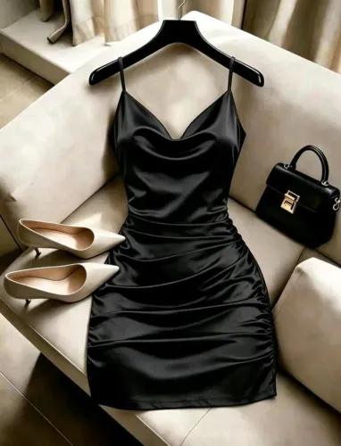 Vestido de seda