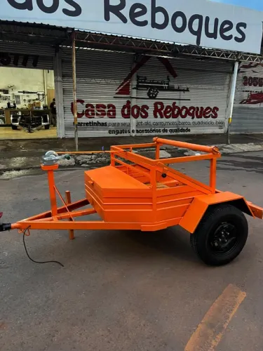 Reboque Bobina Reforçado Profissional para Transporte Seguro