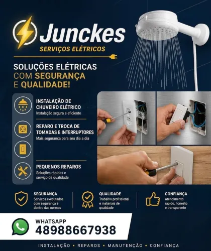 INSTALAÇÃO DE CHUVEIROS E TORNEIRAS ELÉTRICAS, TOMADAS , INTERRUPTORES E TROCA DISJUNTOR