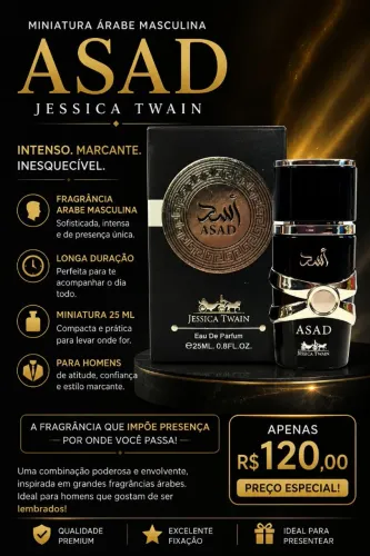Miniatura 25ml Perfume Árabe inspiração importado