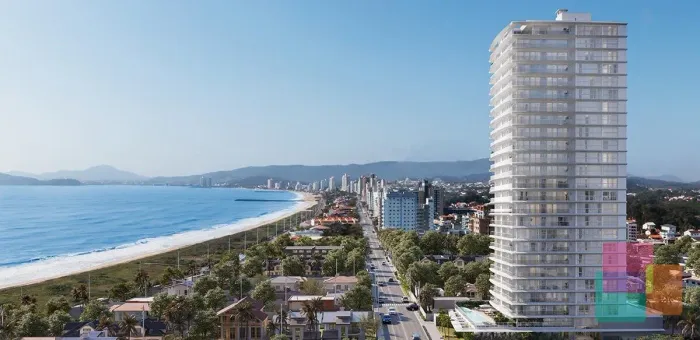 Apartamento em Balneário Piçarras, Itacolomi - Edifício Rhodes