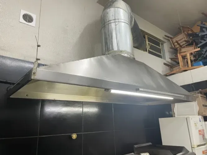 exaustor em inox otimo estado 