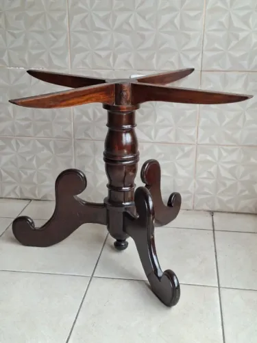 Suporte Reforçado para Mesa de Angelim cor Tabaco