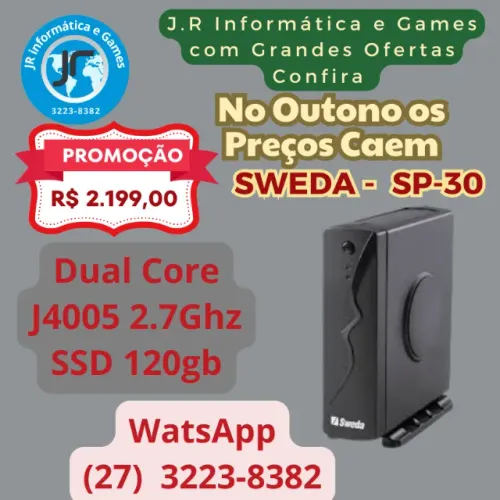 CPU Sweda SP30 - Desempenho e Confiabilidade para o seu Negócio!