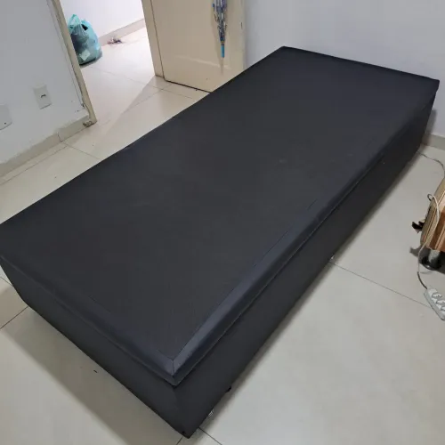 Cama box bau solteiro ortobom