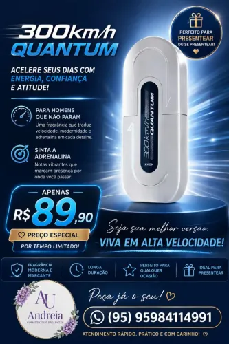 Avon 300km/h Quantium 100ml