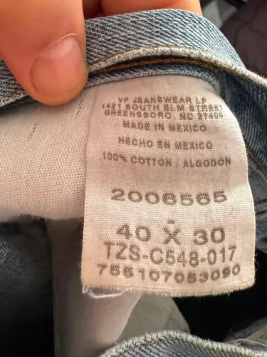 Calças Jeans Lee Original Corte Reto (Relaxed Straight) - Tam 50/52 (EUA 40x30)