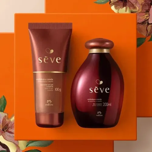 Kit Natura Sève Amêndoas e Canela (2 produtor)