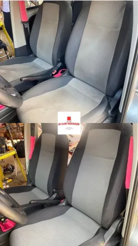 Limpeza bancos de carro