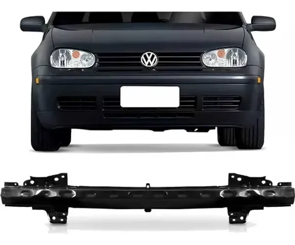 Alma De Aço Parachoque Dianteiro Golf 1999 2000 A 2008 Preta