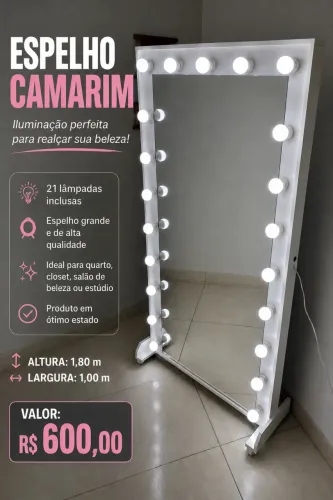 Espelho camarim