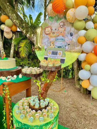 Aluguel trio suporte de madeira para bolo e doces