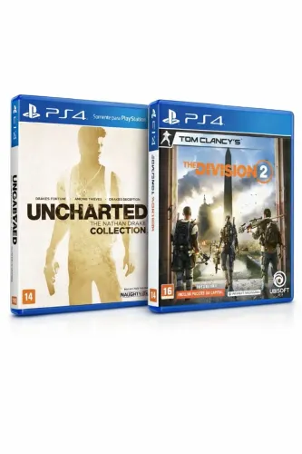JOGOS DE PS4 UNCHARTED COLLECTION E THE DIVISION 2