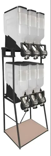 6 Dispenser Gravitacional ( Ração, cereais...)35litros, 120l