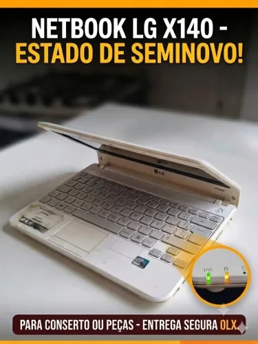 Netbook LG X140 Completo - Para Conserto ou Peças - Frete Grátis