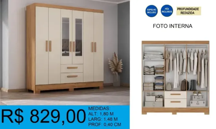 Roupeiro - compre hoje e receba em até 72 horas !