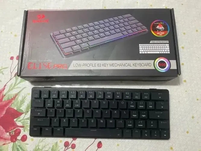 Teclado Mecânico Redragon low profile 60%