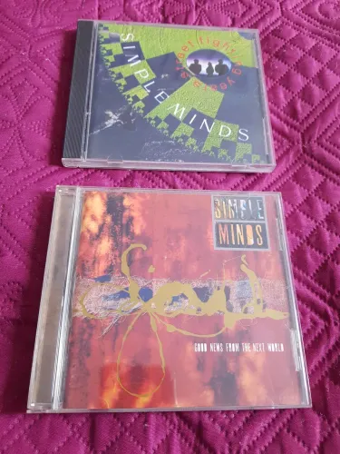 2 cds Simple Minds - Street fighting years, Good news from the next world