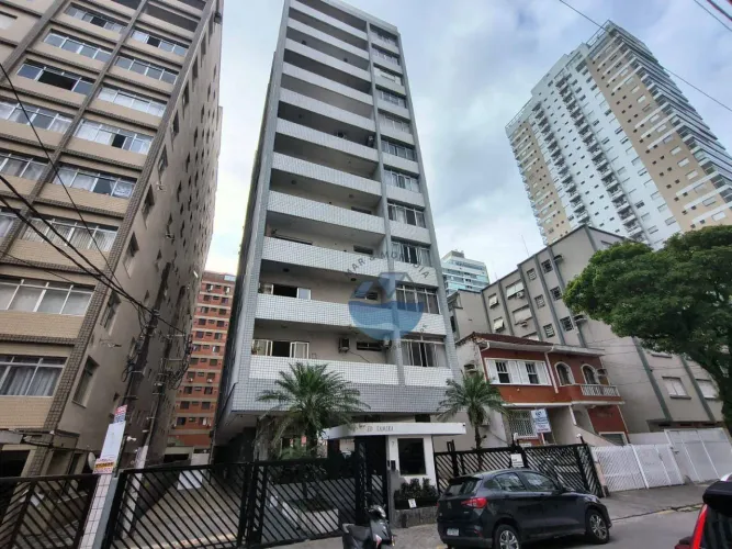 Ótimo apartamento studio para locação meia quadra da praia no barro do Embaré em Santos (S