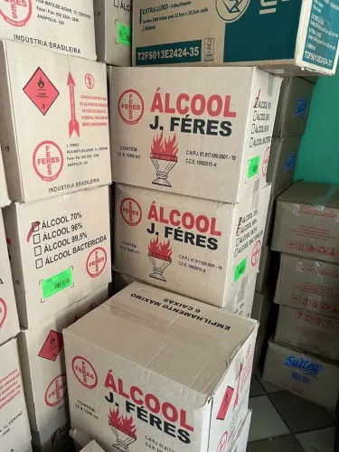 Caixa de Álcool 70%