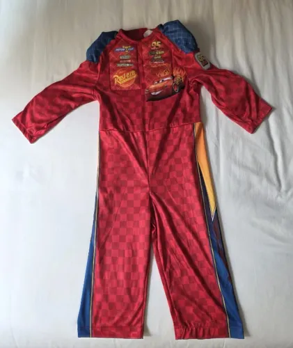 Fantasia Relâmpago McQueen Infantil 1-3 Anos