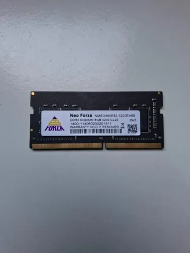 Memória RAM Notebook Neo Forza DDR4 8GB 3200MHz CL22 SODIMM