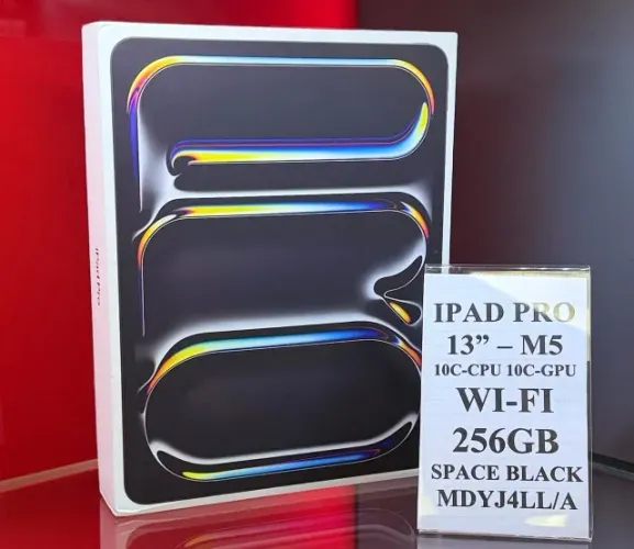 Apple iPad Pro 13" M5 Wi-Fi 256GB - Space Black - Produto Novo, Lacrado com Garantia