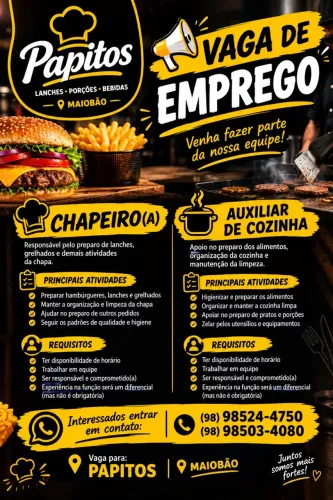 Vaga disponível