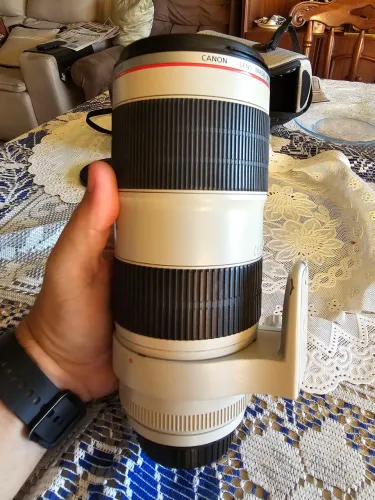 Lente Canon 70-200 f2.8 L IS II USM + Filtros UV + Polarizador CONSERVADA