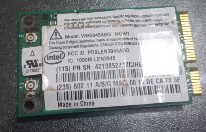 PLACA DE REDE SEM FIO