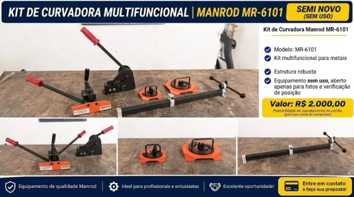 KIT CURVADORA MULTIFUNCIONAL - MANROD MR 6101