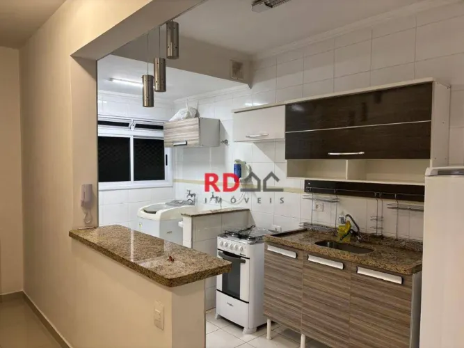 Apartamento com 2 dormitórios para alugar, 67 m² por R$ 3.800,00/mês - Loteamento Mogilar