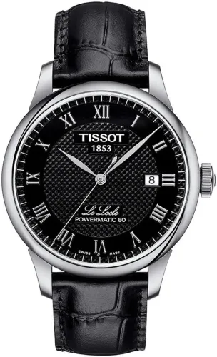 Tissot Le Locle Powermatic 80 pulseira de couro